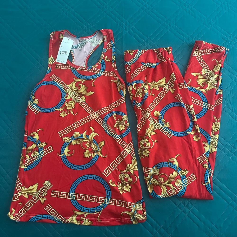 Bold Baroque Two-Piece Set 🔥